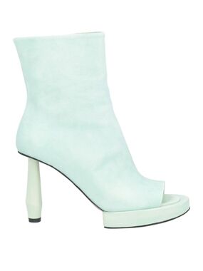 MALLONI Mint Green OprnToe Ankle Boots